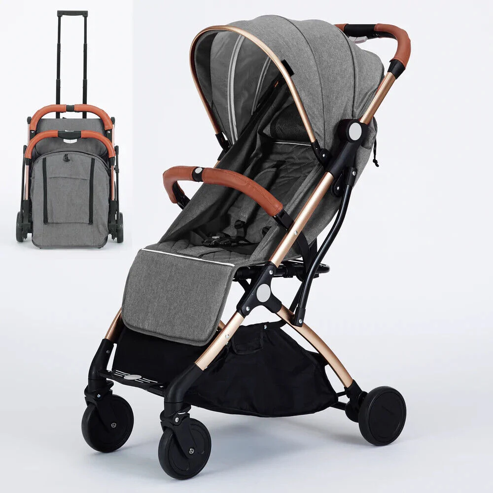Travel stroller grey - Assets For Life